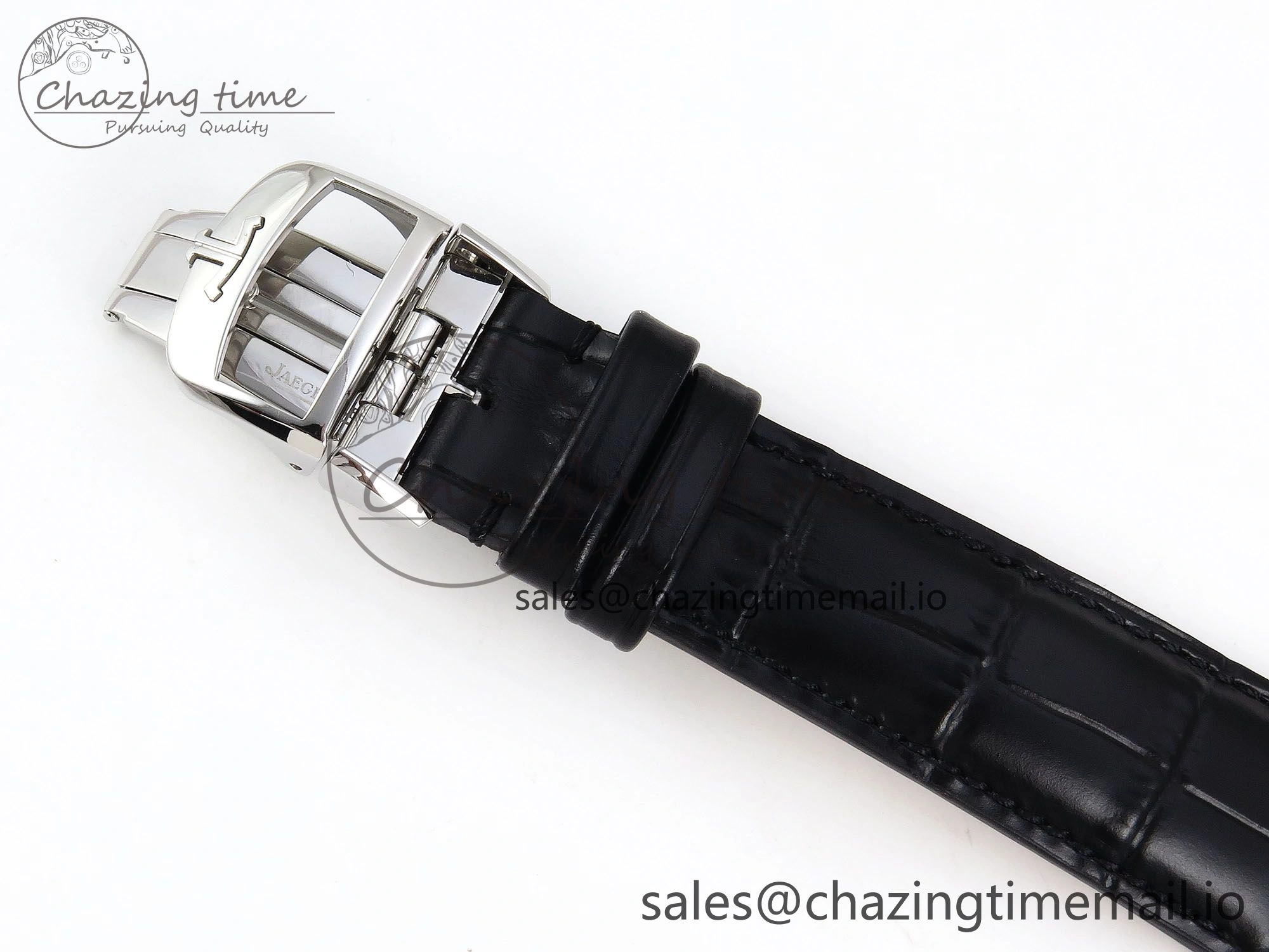 Master Ultra Thin Small Second SS APSF 1:1 Best Edition White Dial on Black Leather Strap SA896 Super Clone Seasonal 7404