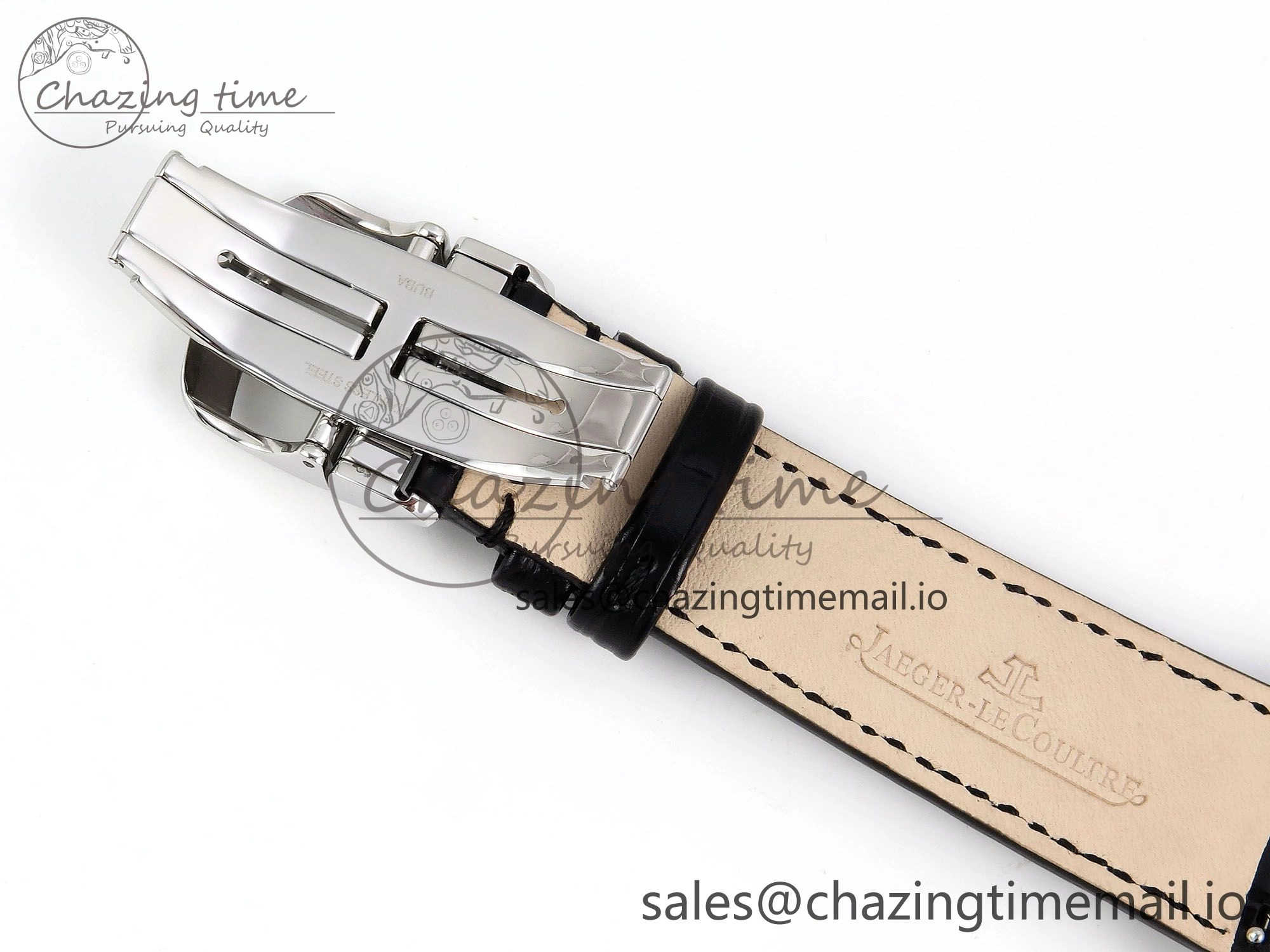 Master Ultra Thin Small Second SS APSF 1:1 Best Edition White Dial on Black Leather Strap SA896 Super Clone Seasonal 7404