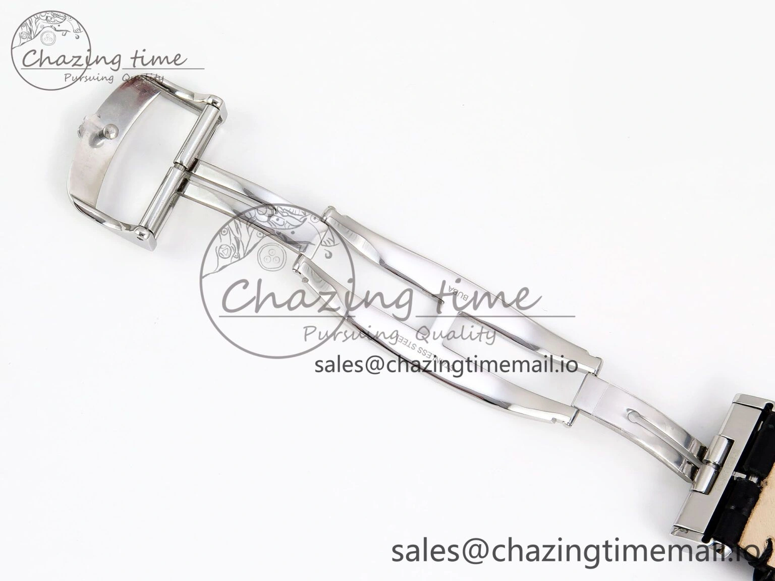Master Ultra Thin Small Second SS APSF 1:1 Best Edition White Dial on Black Leather Strap SA896 Super Clone Seasonal 7404