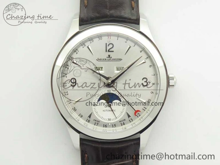 Master Ultra Thin Small Second SS ZF 1:1 Best Edition Black Dial On Black Leather Strap ZeroBulk 7502