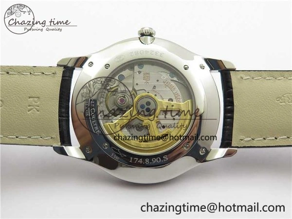 Master Ultra Thin Small Second SS ZF 1:1 Best Edition Blue Dial on Black Leather Strap A OdorResistant 7440