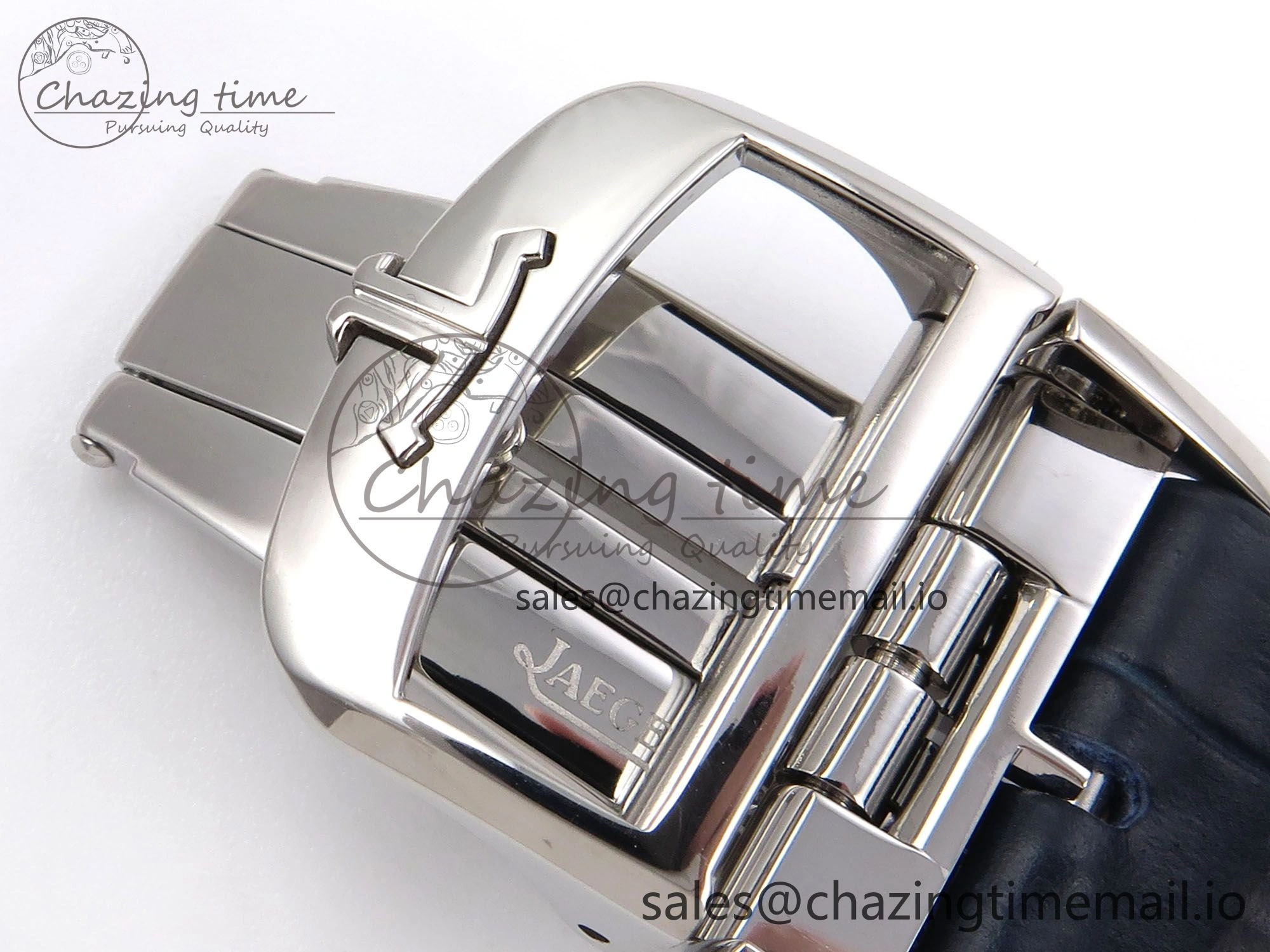 Master Ultra Thin Tourbillon SS APSF Best Edition Blue Dial on Blue Leather Strap HighQuality 7405