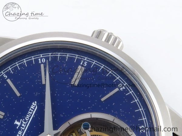 TopPick Master Ultra Thin Tourbillon SS RMS Best Edition Blue Star Dial on Blue Leather Strap 7409