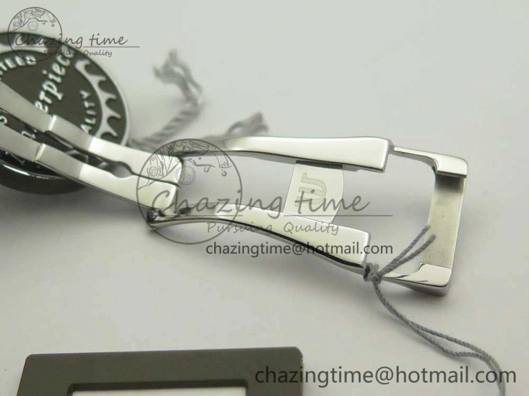 Masterpiece Square Wheel SS AMF 1:1 Best Edition Silver Dial On Black Leather Strap A GoAnywhere 7596