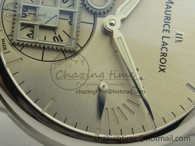 Masterpiece Square Wheel SS AMF 1:1 Best Edition Silver Dial On Black Leather Strap A GoAnywhere 7596