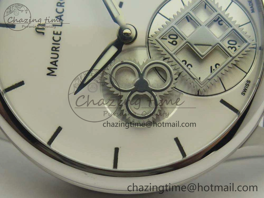 Masterpiece Square Wheel SS AMF 1:1 Best Edition White Dial On Black Leather Strap A TechFriendly 7595