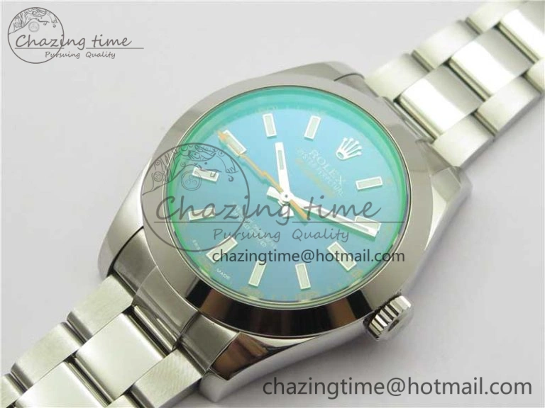 Milgauss 116400 GV 904L Steel ARF 1:1 Best Edition Blue Dial on Bracelet SH Compact 2882