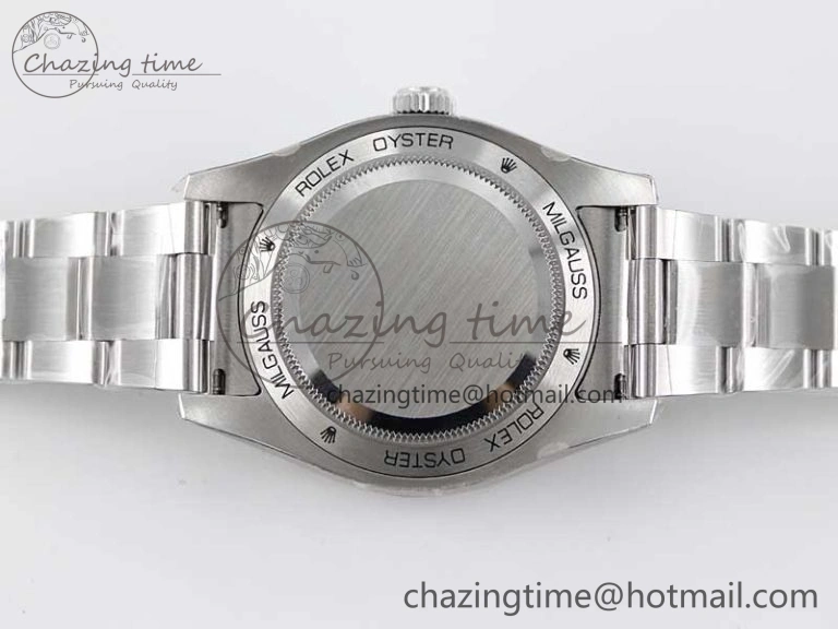 Milgauss 116400 GV 904L TWF 1:1 Best Edition Blue Dial on SS Bracelet SH EyeCatching 2443