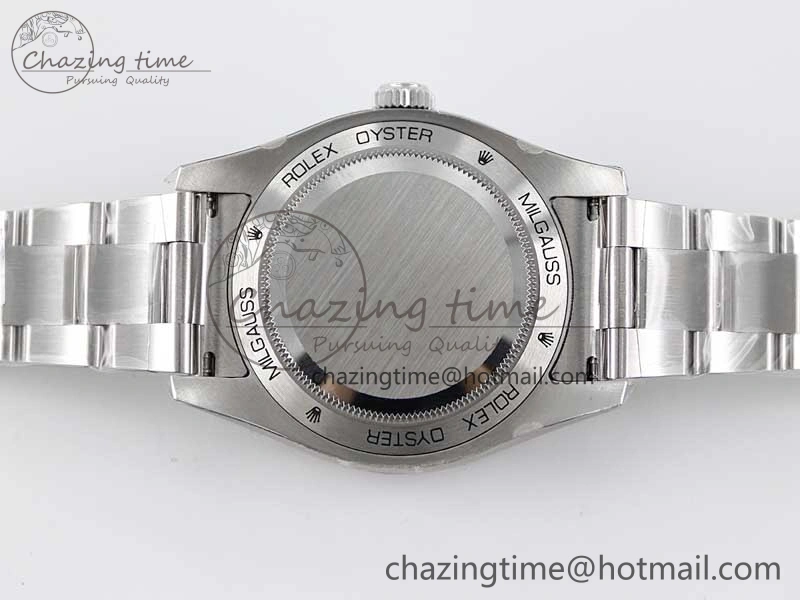 Milgauss 116400 GV 904L TWF 1:1 Best Edition Blue Dial on SS Bracelet SH EyeCatching 2443