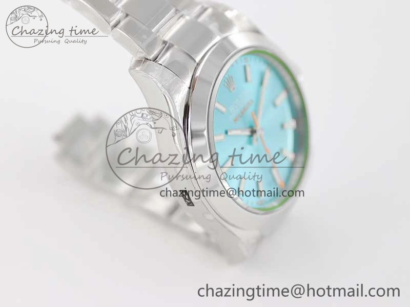 Soft Milgauss 116400 GV 904L TWF 1:1 Best Edition ICE Blue Dial on SS Bracelet SH 2444