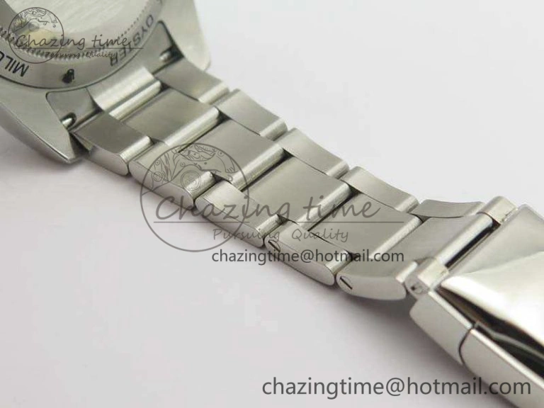 GoAnywhere Milgauss 116400 GV ARF 1:1 Best Edition Green Sapphire Blue Dial On SS Bracelet A 3550