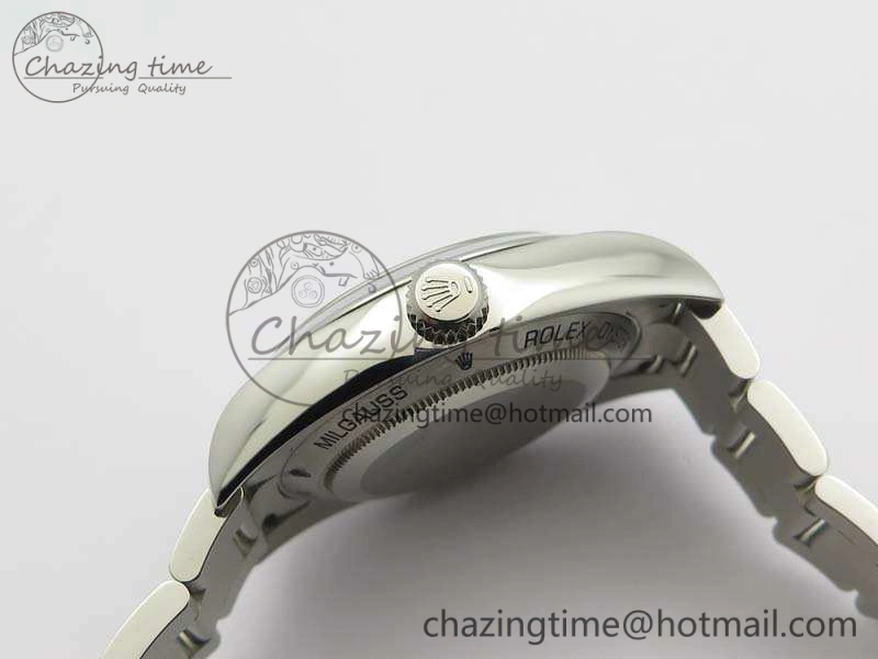 Milgauss 116400 GV ARF 1:1 Best Edition Green Sapphire Blue Dial On SS Bracelet SA ZeroBulk 3551