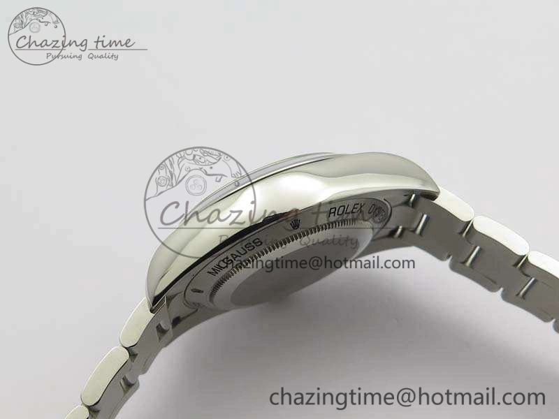 Milgauss 116400 GV ARF 1:1 Best Edition Green Sapphire Blue Dial On SS Bracelet SA ZeroBulk 3551