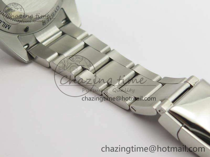 Milgauss 116400 GV ARF 1:1 Best Edition Green Sapphire Blue Dial On SS Bracelet SA ZeroBulk 3551