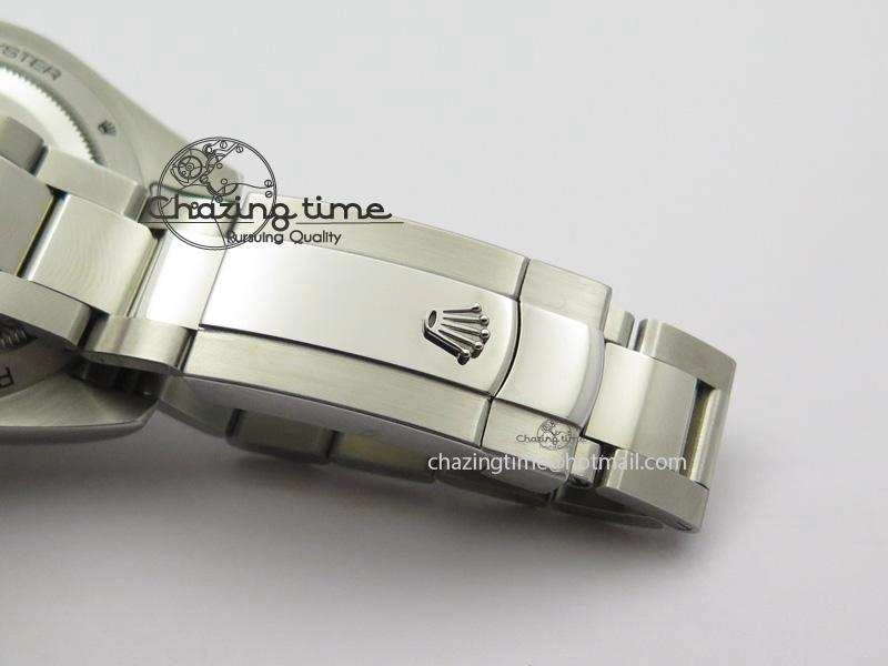 Milgauss 116400 GV JF 1:1 Green Sapphire Black Dial On SS Bracelet A2824 V EasyCare 3960