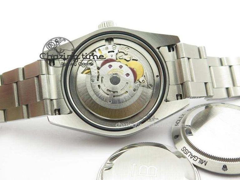 Vibrant Milgauss 116400 GV JF 1:1 Green Sapphire Blue Dial On SS Bracelet SA 3959