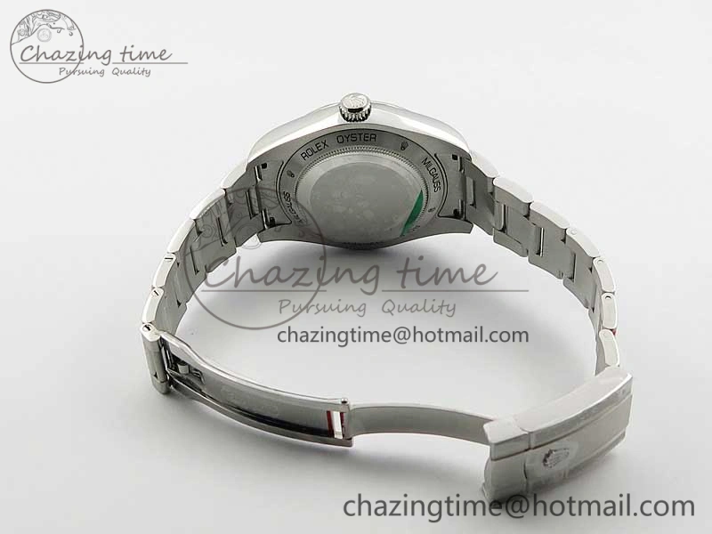Milgauss 116400 GV Noob 1:1 Green Sapphire Blue Dial on SS Bracelet A TechFriendly 3124