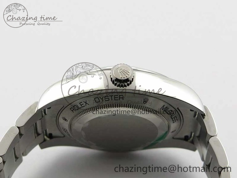 Milgauss 116400 GV Noob 1:1 Green Sapphire Blue Dial on SS Bracelet A TechFriendly 3124