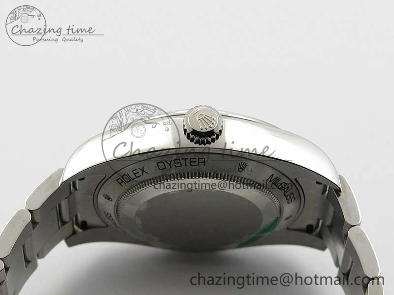 Milgauss 116400 GV Noob 1:1 Green Sapphire Blue Dial on SS Bracelet A TechFriendly 3124