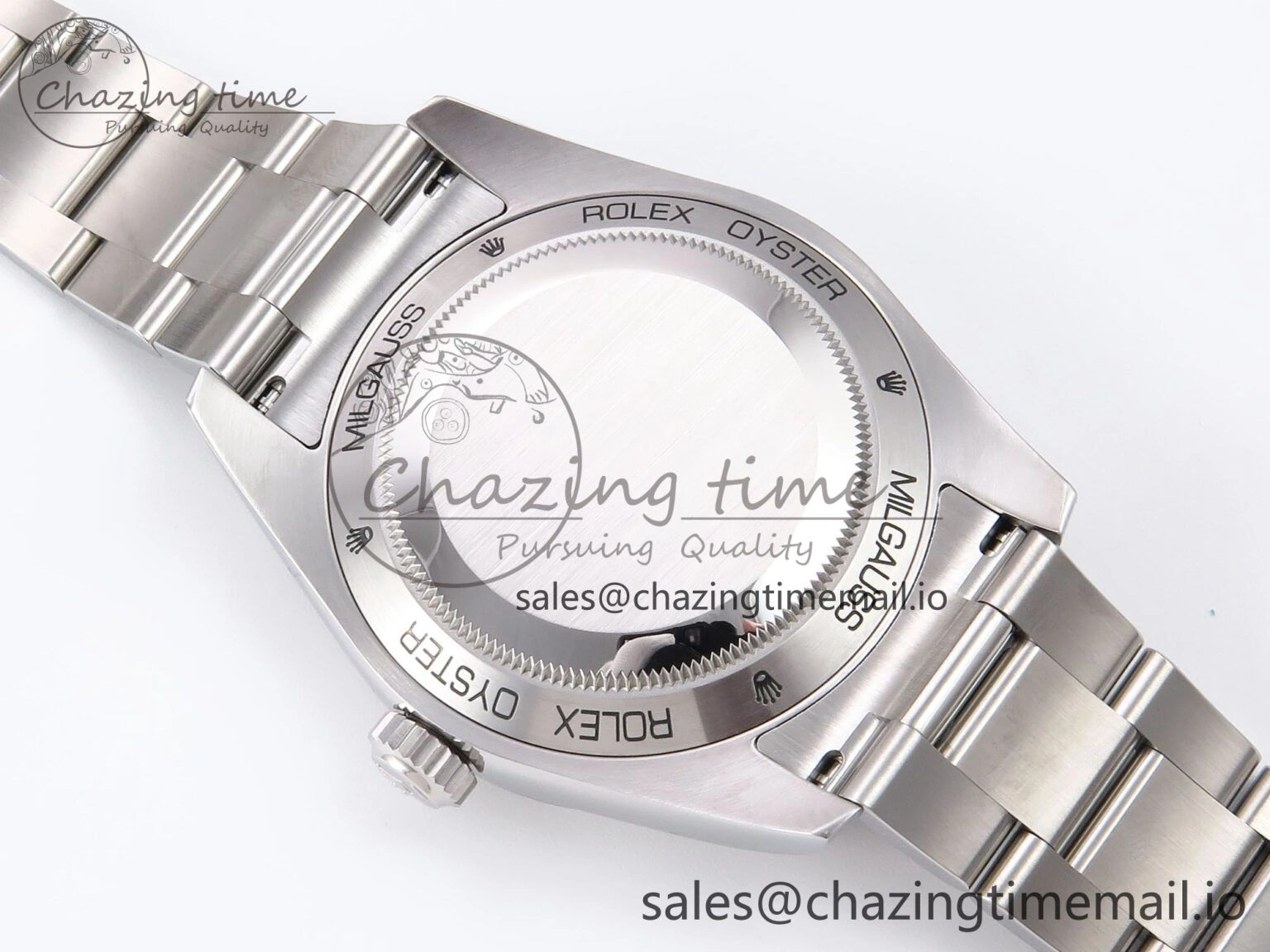 Milgauss 116400GV VSF 1:1 Best Edition 904L Steel Blue Dial on SS Bracelet VS Casual 1001
