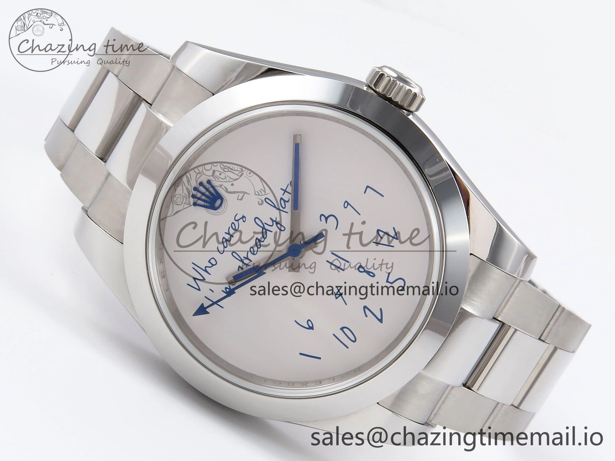 Milgauss Who Cares JDF 1:1 Best Edition 904L Steel on SS Bracelet VR Trendy 1069