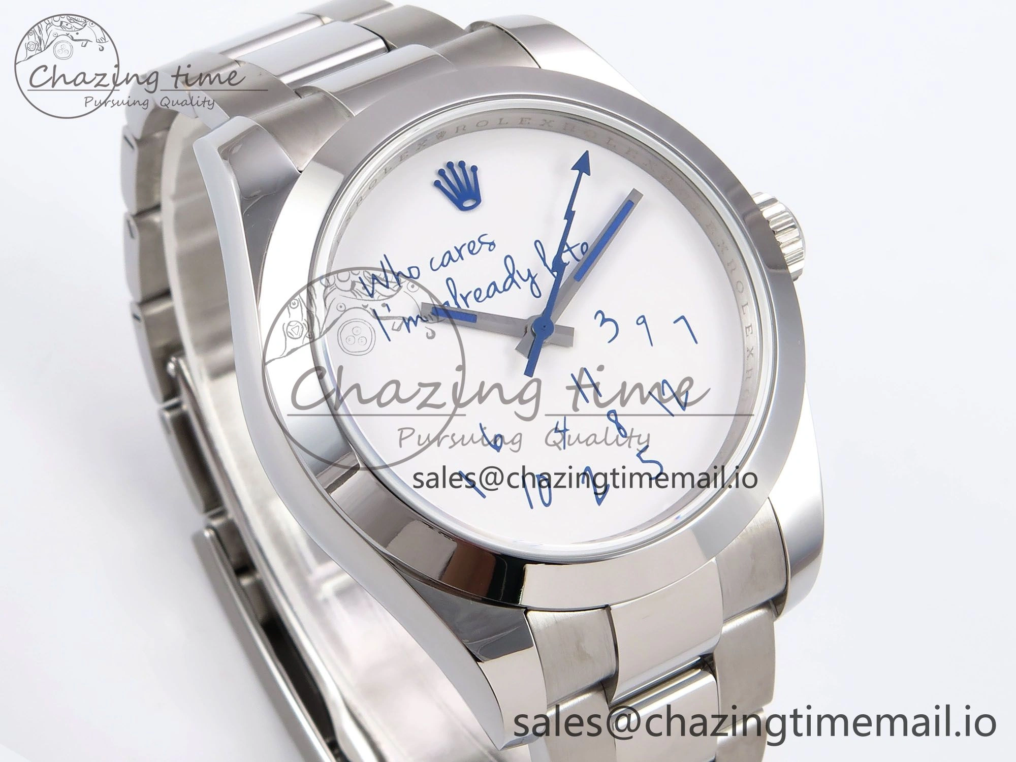 Milgauss Who Cares JDF 1:1 Best Edition 904L Steel on SS Bracelet VR Trendy 1069