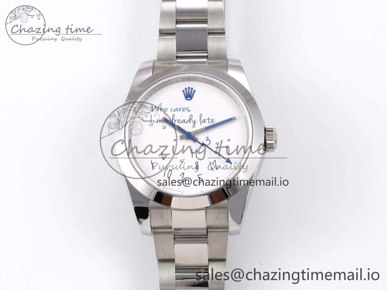 Milgauss Who Cares JDF 1:1 Best Edition 904L Steel on SS Bracelet VR Trendy 1069