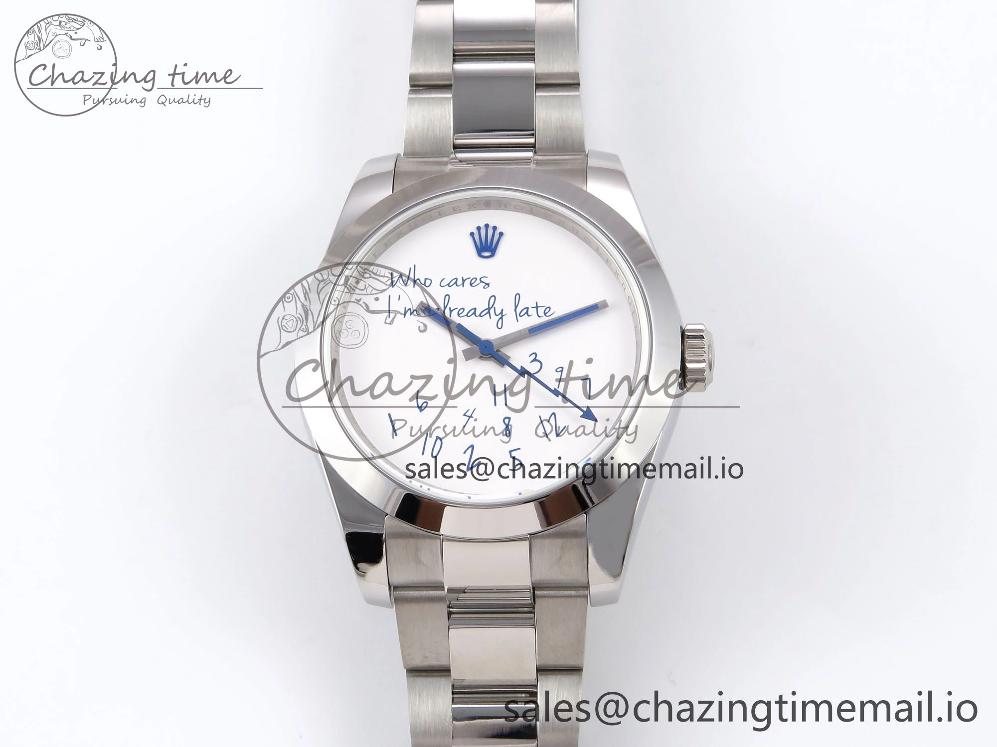 Milgauss Who Cares JDF 1:1 Best Edition 904L Steel on SS Bracelet VR Trendy 1069