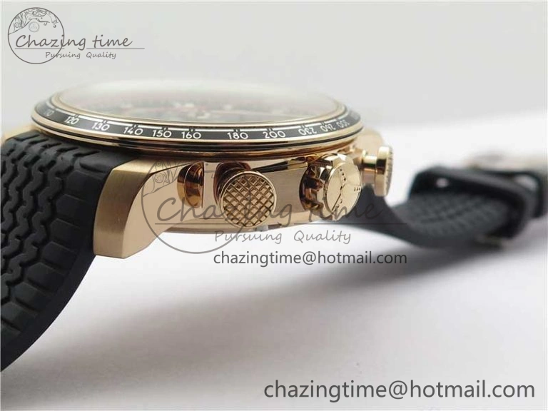 Mille Miglia 168571 RG V7F 1:1 Best Edition Black Dial On Black Rubber Strap A7750 to Cal. Unique 6385