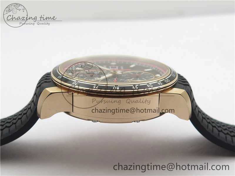 Mille Miglia 168571 RG V7F 1:1 Best Edition Black Dial On Black Rubber Strap A7750 to Cal. Unique 6385