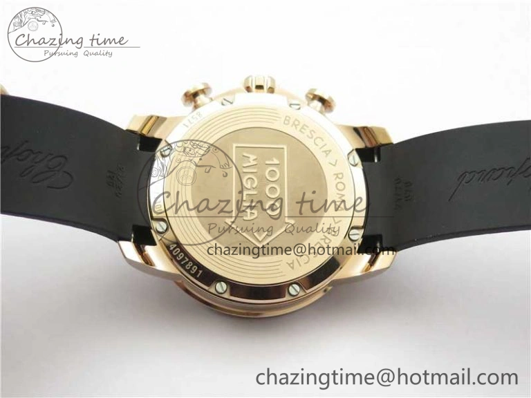 Mille Miglia 168571 RG V7F 1:1 Best Edition Black Dial On Black Rubber Strap A7750 to Cal. Unique 6385