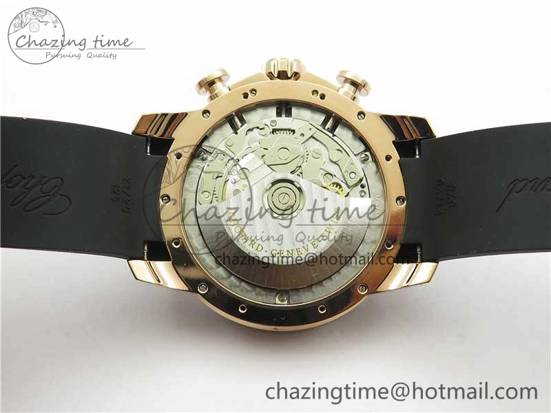 Mille Miglia 168571 RG V7F 1:1 Best Edition Black Dial On Black Rubber Strap A7750 to Cal. Unique 6385