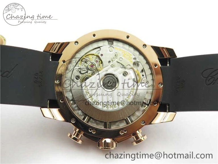 Mille Miglia 168571 RG V7F 1:1 Best Edition Black Dial On Black Rubber Strap A7750 to Cal. Unique 6385