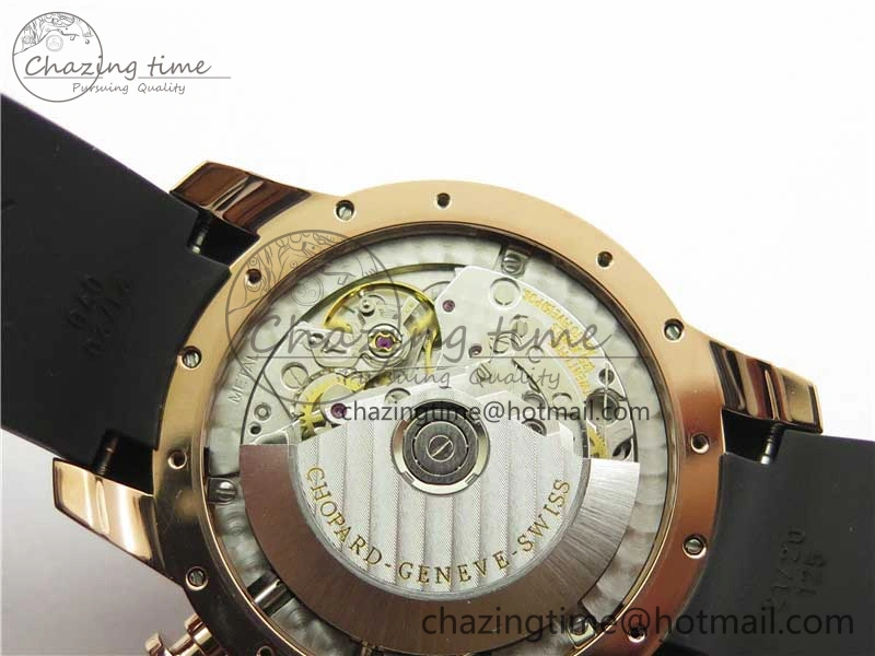 Mille Miglia 168571 RG V7F 1:1 Best Edition Black Dial On Black Rubber Strap A7750 to Cal. Unique 6385