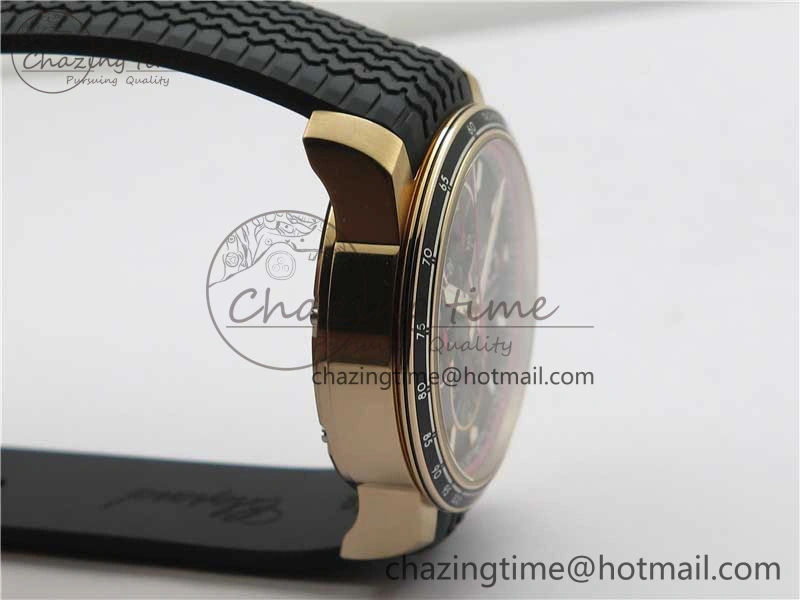 Mille Miglia 168571 RG V7F 1:1 Best Edition Black Dial On Black Rubber Strap A7750 to Cal. Unique 6385