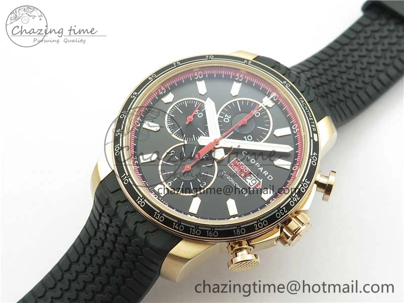 Mille Miglia 168571 RG V7F 1:1 Best Edition Black Dial On Black Rubber Strap A7750 to Cal. Unique 6385