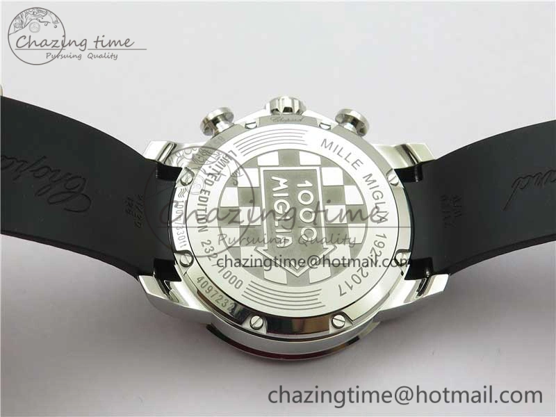 Mille Miglia 168571 SS V7F 1:1 Best Edition Black Dial On Black Rubber Strap A7750 to Cal. Trendsetting 6390
