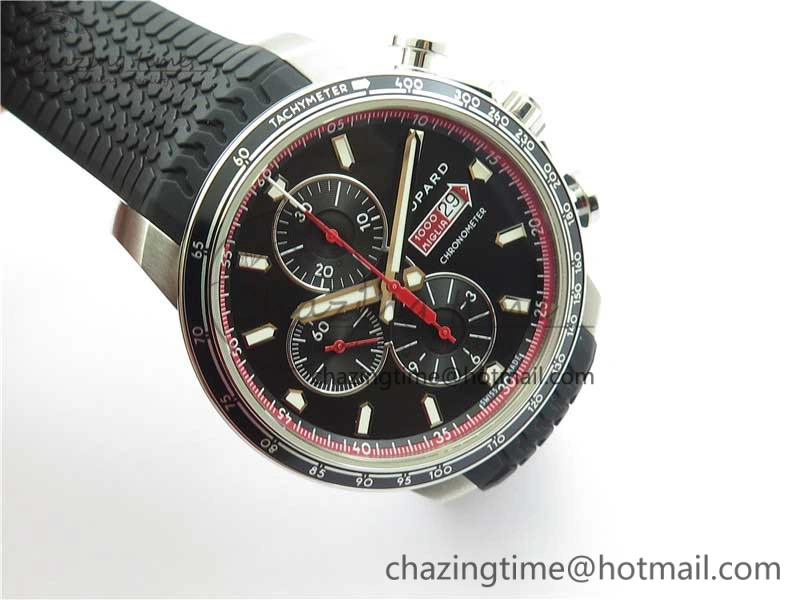 Mille Miglia 168571 SS V7F 1:1 Best Edition Black Dial On Black Rubber Strap A7750 to Cal. Trendsetting 6390
