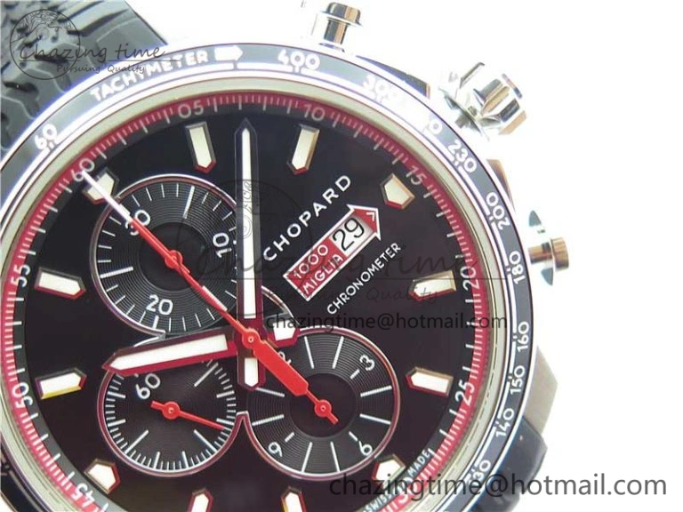 Mille Miglia 168571 SS V7F 1:1 Best Edition Black Dial On Black Rubber Strap A7750 to Cal. Trendsetting 6390
