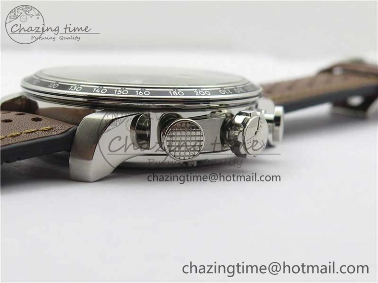 Mille Miglia 168571 SS V7F 1:1 Best Edition Gray Dial On Brown Rubber Strap A7750 to Cal. HighQuality 6391