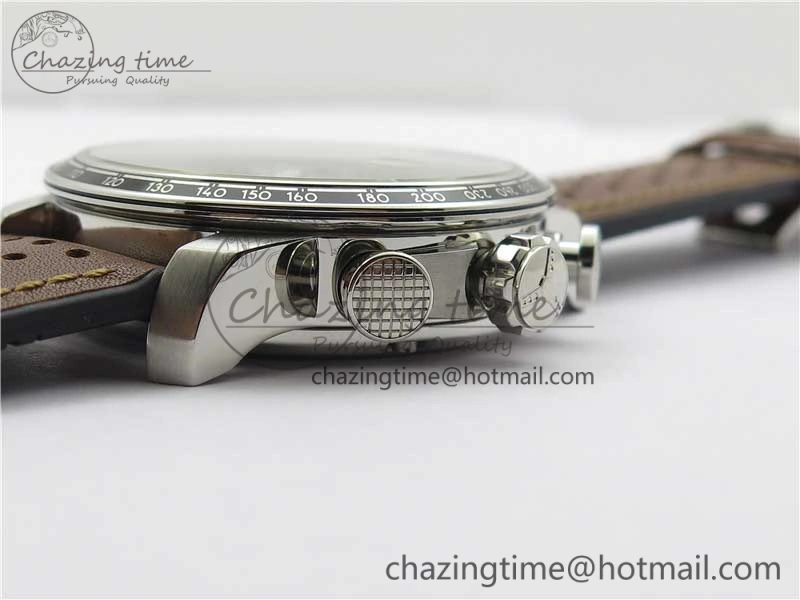 Mille Miglia 168571 SS V7F 1:1 Best Edition Gray Dial On Brown Rubber Strap A7750 to Cal. HighQuality 6391