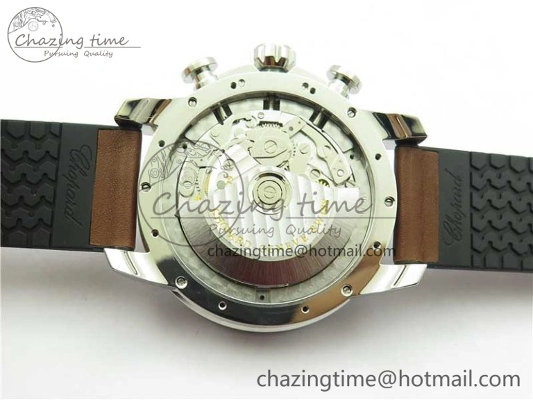 Mille Miglia 168571 SS V7F 1:1 Best Edition Gray Dial On Brown Rubber Strap A7750 to Cal. HighQuality 6391