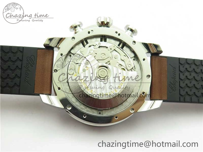 Mille Miglia 168571 SS V7F 1:1 Best Edition Gray Dial On Brown Rubber Strap A7750 to Cal. HighQuality 6391