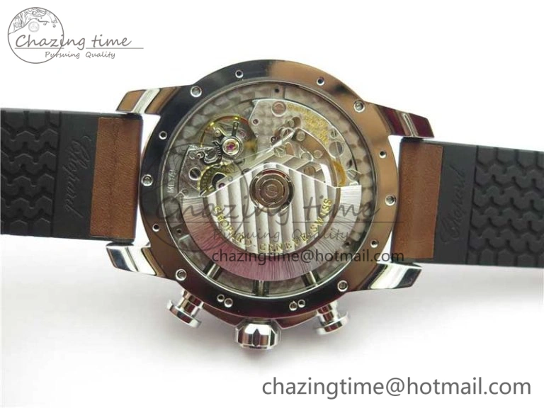 Mille Miglia 168571 SS V7F 1:1 Best Edition Gray Dial On Brown Rubber Strap A7750 to Cal. HighQuality 6391