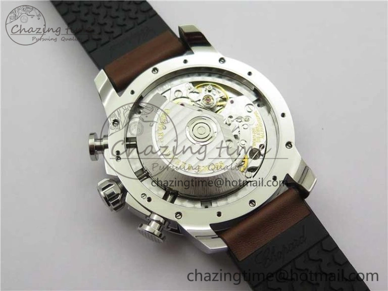 Mille Miglia 168571 SS V7F 1:1 Best Edition Gray Dial On Brown Rubber Strap A7750 to Cal. HighQuality 6391