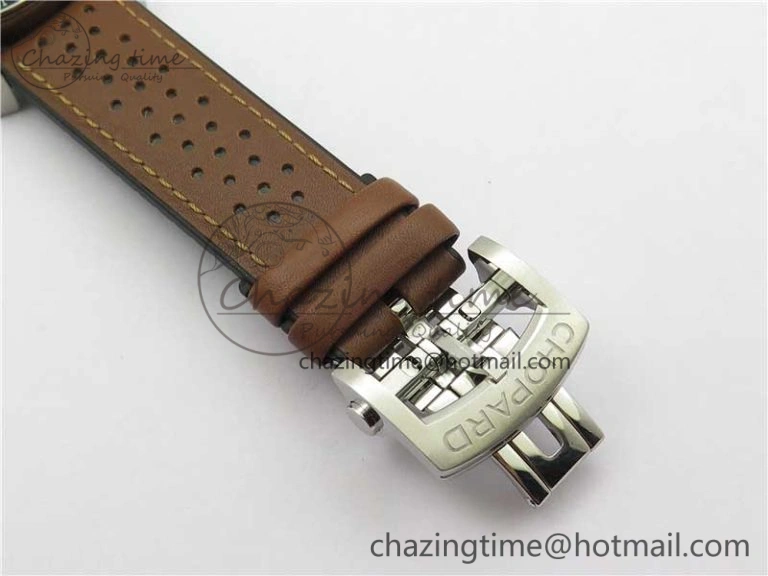 Mille Miglia 168571 SS V7F 1:1 Best Edition Gray Dial On Brown Rubber Strap A7750 to Cal. HighQuality 6391