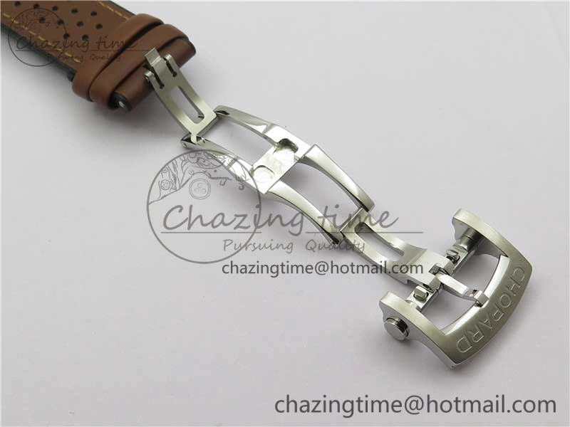 Mille Miglia 168571 SS V7F 1:1 Best Edition Gray Dial On Brown Rubber Strap A7750 to Cal. HighQuality 6391