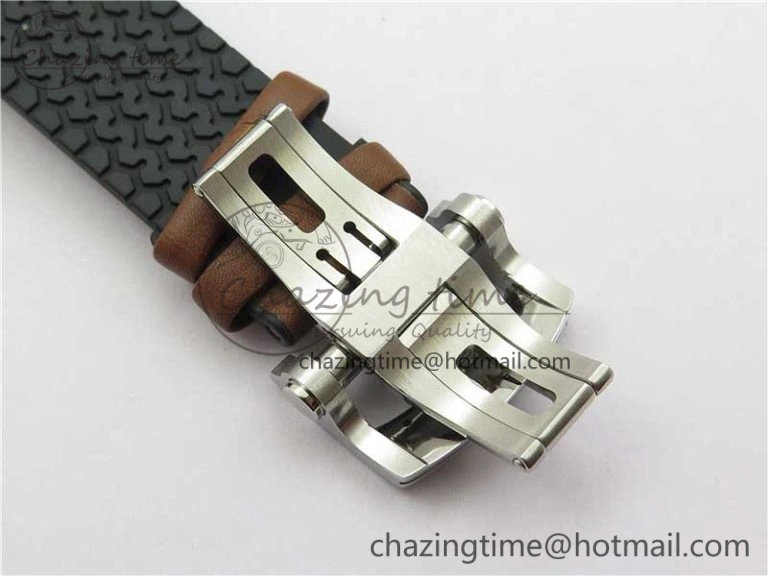 Mille Miglia 168571 SS V7F 1:1 Best Edition Gray Dial On Brown Rubber Strap A7750 to Cal. HighQuality 6391