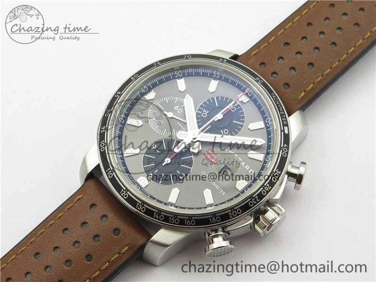 Mille Miglia 168571 SS V7F 1:1 Best Edition Gray Dial On Brown Rubber Strap A7750 to Cal. HighQuality 6391