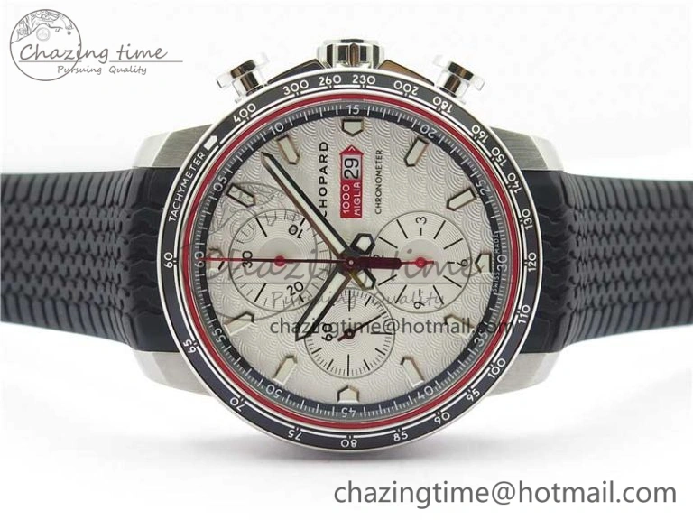 Mille Miglia 168571 SS V7F 1:1 Best Edition White Dial On Black Rubber Strap A7750 to Cal. Colorful 6393